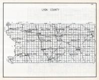 Lyon County Map, Iowa State Atlas 1930c